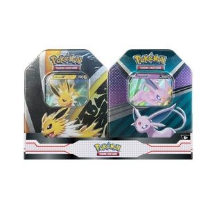 Pokémon Trading Card Game: Jolteon Espeon Tin Bundle